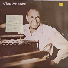 Frank Sinatra Ol'blue Eyes Is Back Vinyl Record VG/VG REP447 1973
