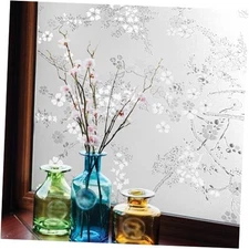  | Decorative Privacy Window Film with Textured Glass Pattern | Non Blossom