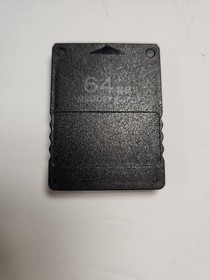 64MB Black Memory Card Expansion For PlayStation 2 PS2 