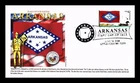 US COVER ARKANSAS FLAGS OF OUR NATION FIRST DAY ISSUE PANDA CACHET