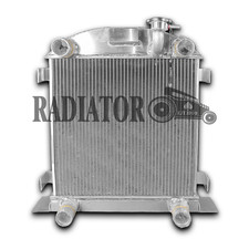 3 Row Aluminum Radiator For Ford Lowboy Chopped Wflathead V8 Engine 1932-1939