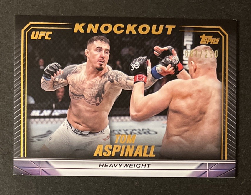 2024 Topps UFC Knockout - Tom Aspinall #76 Bronze /250