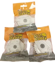 (3) Scrub Daddy Dish Daddy Dishwand Adapter- Attaches Smile Face Sponge to Wand