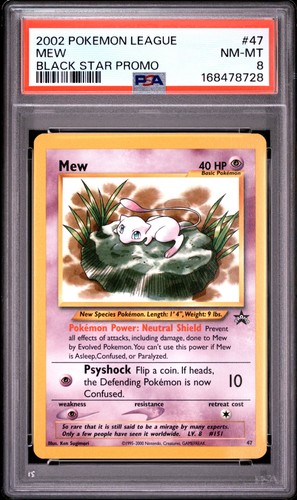 Mew graded PSA 8 for sale on eBay
