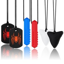 5/6 Pack Chew Necklaces for Kids, Sensory Chewy Necklaces for Autism  ADHD