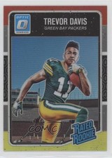 2016 Donruss Optic Rated Rookie Red & Yellow Trevor Davis #196 2i2