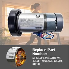 Dc Drive Motor With Flywheel 3.0 Hp 130 Vdc 2238 Watts M-405560 For Nordictrack
