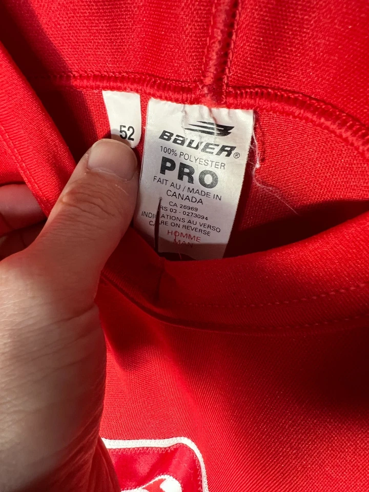 Vintage St Cloud State Huskies SCSU College Hockey Jersey Fight strap Mens 52 XL - Image 3 of 4