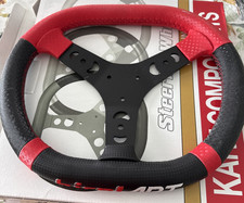 Freeline Birel/Art Shifter steering wheel NEW leather flat top