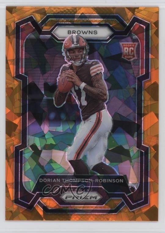 2023 Panini Prizm Rookies Orange Ice Prizm Dorian Thompson-Robinson #322 1k9t