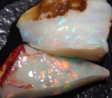 Australian Rough crystal Opal  Coober Pedy small stones 6.55ct