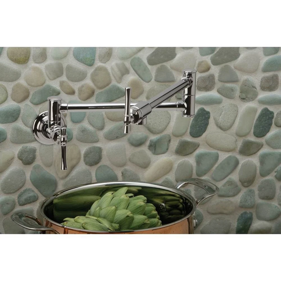 Elkay LKEC2091CR Explore Wall Mount Pot filler w/ Lever Handle Chrome - Image 4 of 4