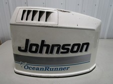 435964 Johnson Evinrude Engine  Motor  Cowl Ocean Runner 150 hp V6 White