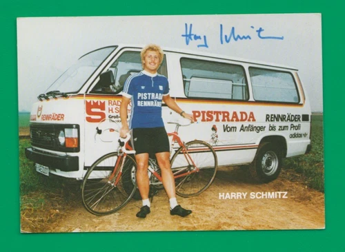 CYCLING Cycling Card HARRY SCHMITZ Team PISTRADA RENNRADER Signed