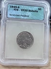 1925-s ICG vf25 scratched polished  Buffalo Nickel