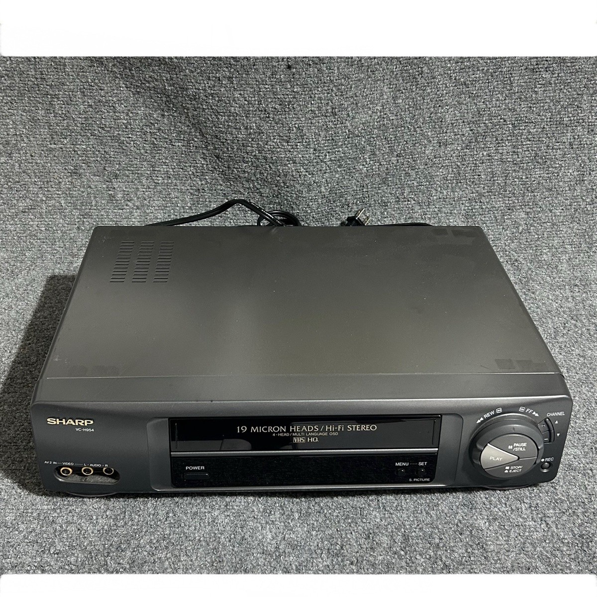 テレビ SHARP G-CODE / 19MICRON HEADS VT-14FJ3 Sharp VC-H954U VCR 4 Head - 19 Micron - Hi-Fi Stereo VHS Player