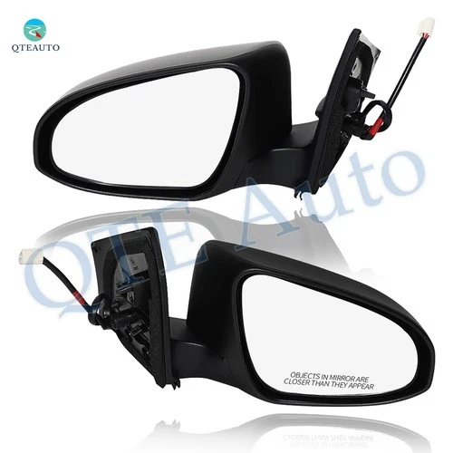 LH-RH Power Non-Heated Manual Folding View Mirror For 2014-2019 Toyota Corolla 2