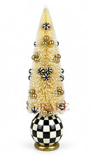 MacKenzie-Childs Courtly Check Glum Up Large Bottle Brush Tree New No Box