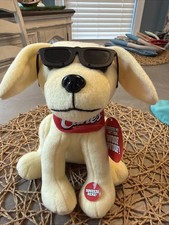 Raising Cane's 8" Dog w/ Sunglasses  Bandana Plush