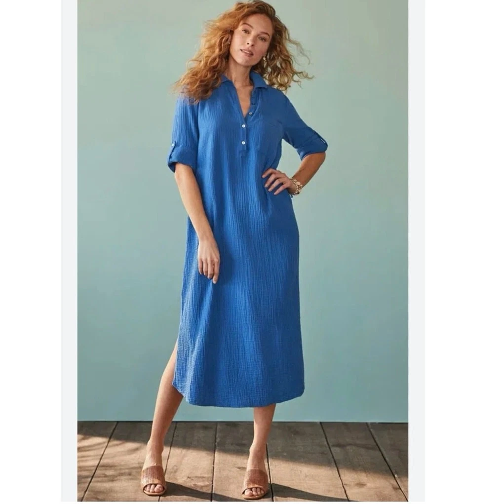 Cotton Petites 3/4 Sleeve Casual Dresses for Women for sale | eBay