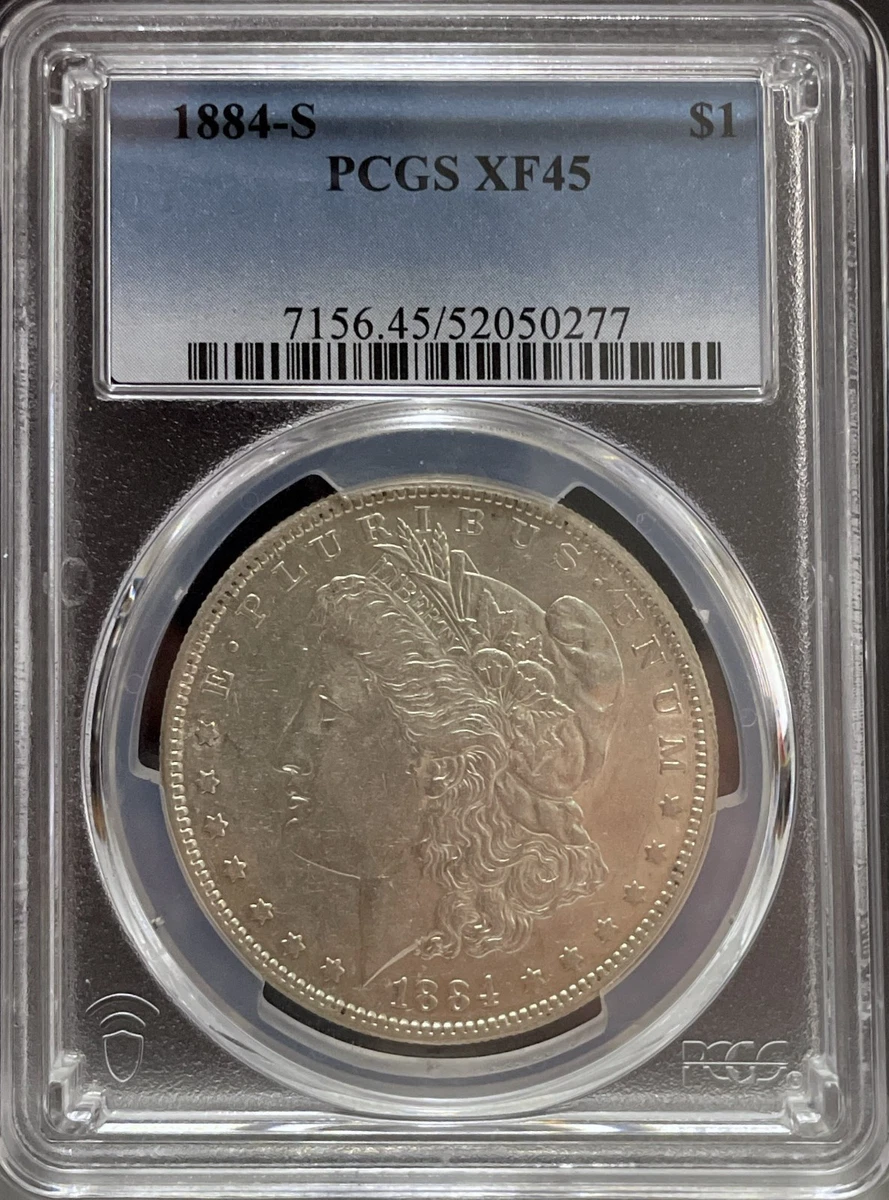 PCGS Certified XF 45 Graded Morgan US Dollars (1878-1921) for sale