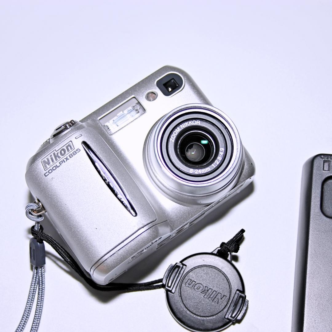 【動作確認済み】ニコン COOLPIX 885 オールドコンデジ デジカメ 動作確認済み】ニコン COOLPIX 885 オールドコンデジ デジカメ ☆動作