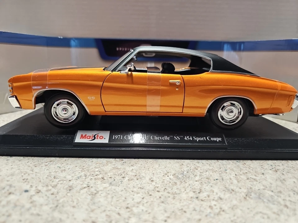 Chevy Chevelle SS 454 1971 cupé edición especial coche diecast Maisto 1:18  Foto 3 de 4