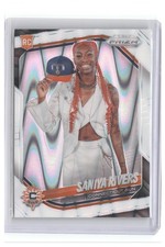2025 Panini Prizm WNBA #150 Saniya Rivers White Seismic Prizms