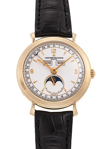 Vacheron Constantin Historiques Triple Calendar 37150 / 000J Yellow Gold #KMW332