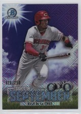 2023 Bowman Mega Box Purple Mojo Refractor 128/250 Elly De La Cruz #SOS-7 o7m