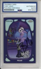 2024 TOPPS CHROME DISNEY PIXAR INSIDE OUT FEAR CARD TONY HALE SIGNED PSA DNA COA