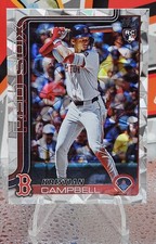 2025 Topps Update Series Kristian Campbell #US1 Diamante Foil (RC) Red Sox
