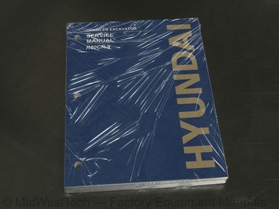 Hyundai R80CR-9 Crawler Excavator Service Manual Repair Shop Book
