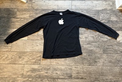 Vintage Faded APPLE Mac Internet ServicePromotional T-shirt L Y2K 2000 iMac RARE