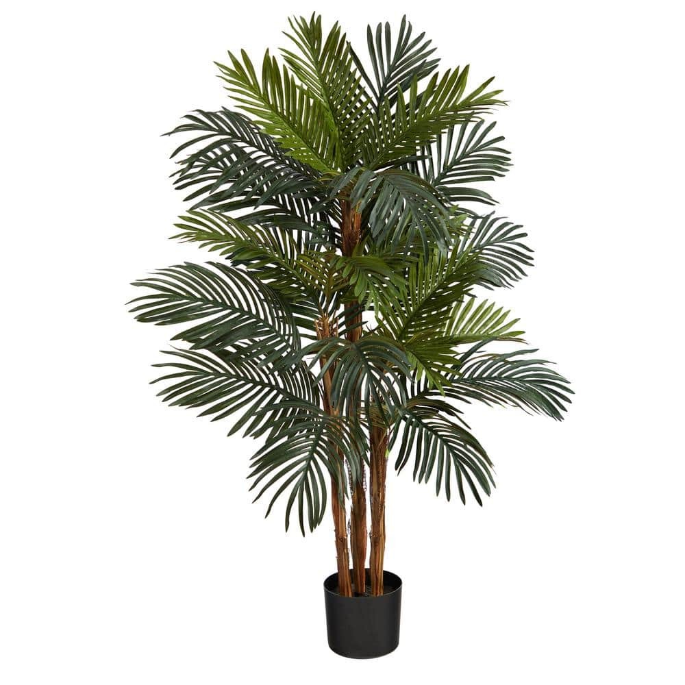 4ft Robellini Palm Fake Tree for Home or Office Decor
