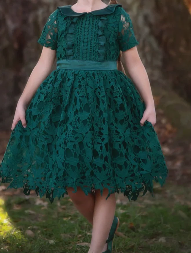 trish scully green dress BELLA RAGAZZA EMERALD 3