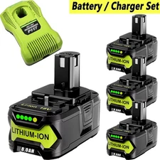 18V 8.0AH For Ryobi One Plus P108 18Volt Lithium-ion High Capacity Battery Lots