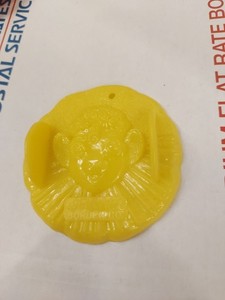 Vintage Borden Co. Beulah Yellow cookie cutter butter mold 50s 