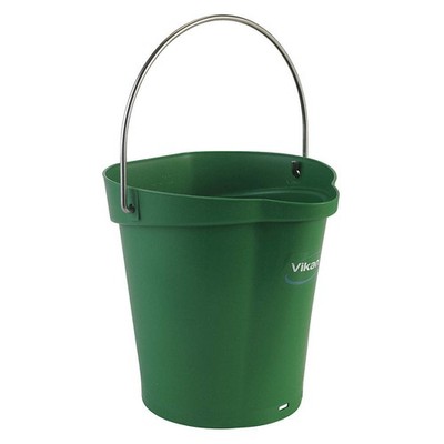 VIKAN 56882 Hygienic Bucket,1 1/2 gal,Green 31CF44