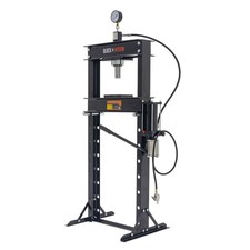 20 Ton Shop Press Pneumatic Or Hand Pump Black Widow