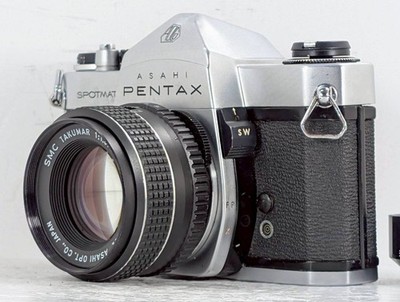 [Exc+5] Pentax Spotmatic SP SLR Film Camera + SMC TAKUMAR 55mm f/1.8 Lens JAPAN