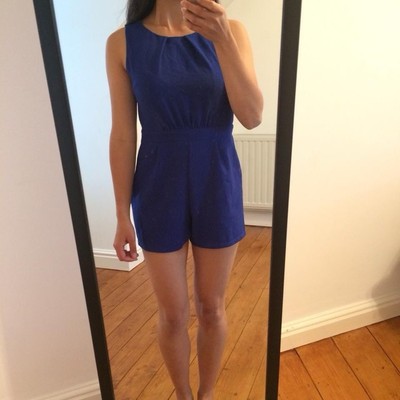 Cobalt Blue Playsuit Petite UK