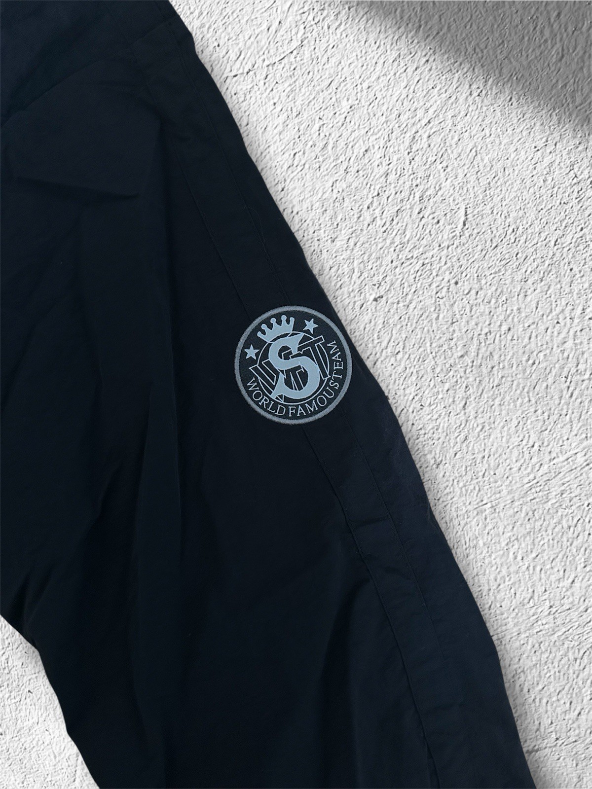 Supreme Old English Track Jacket Black Windbreaker - Small image 6