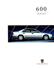 ORIGINAL  1997 ROVER 600 SERIES SALES BROCHURE ~ 46 PAGES ~ 12.5" X 10.5"