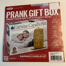 Prank Gift Box Prank-o Ear Wax Candle Wrap your Gift in a FUNNY Box Made in USA