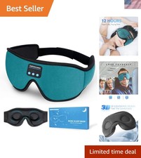 Ergonomic Bluetooth Sleep Mask with Stereo Sound - Perfect for Insomnia Relief