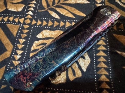 Very RARE Katsu Framelock Reverse Tanto ZDP-189 Knife Mirror #72