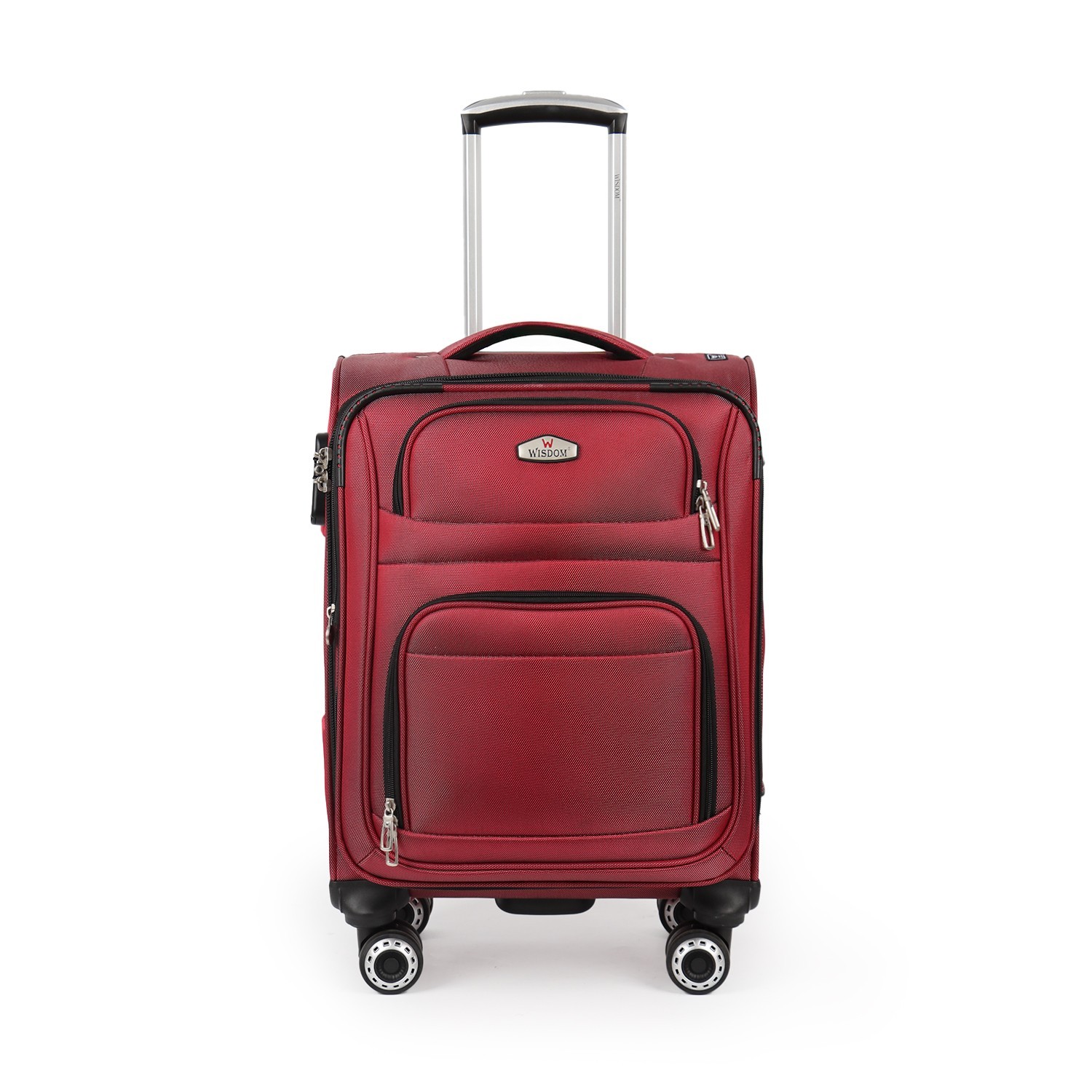 Lightweight Soft Shell Expandable Suitcase with Spinner Whee