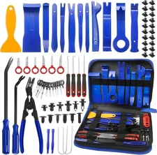 Trim Removal Tool 120pcs Car Panel Door Audio Removal Tool Kit Auto Clip Pliers 