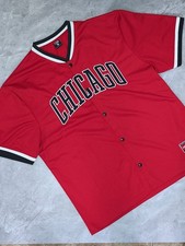 Camiseta Beisbol Chicago Roja Vintage Talla L